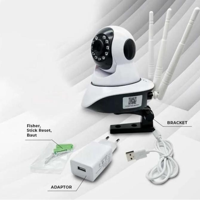 Dominicam- Cctv Camera Wifi 3 Antena Ip Camera Yoosee Kamera Cctv Ip Cam Yoosee