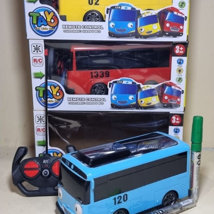 MAINAN ANAK RC Remote Control Bus Tayo//RC Bus Tayo//Tayo The Little Bus//Remote Control