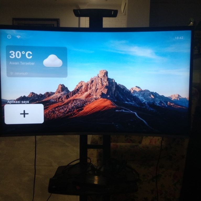 android box miniQ3 tripsky second kondisi normal kelengkapan liat deskripsi