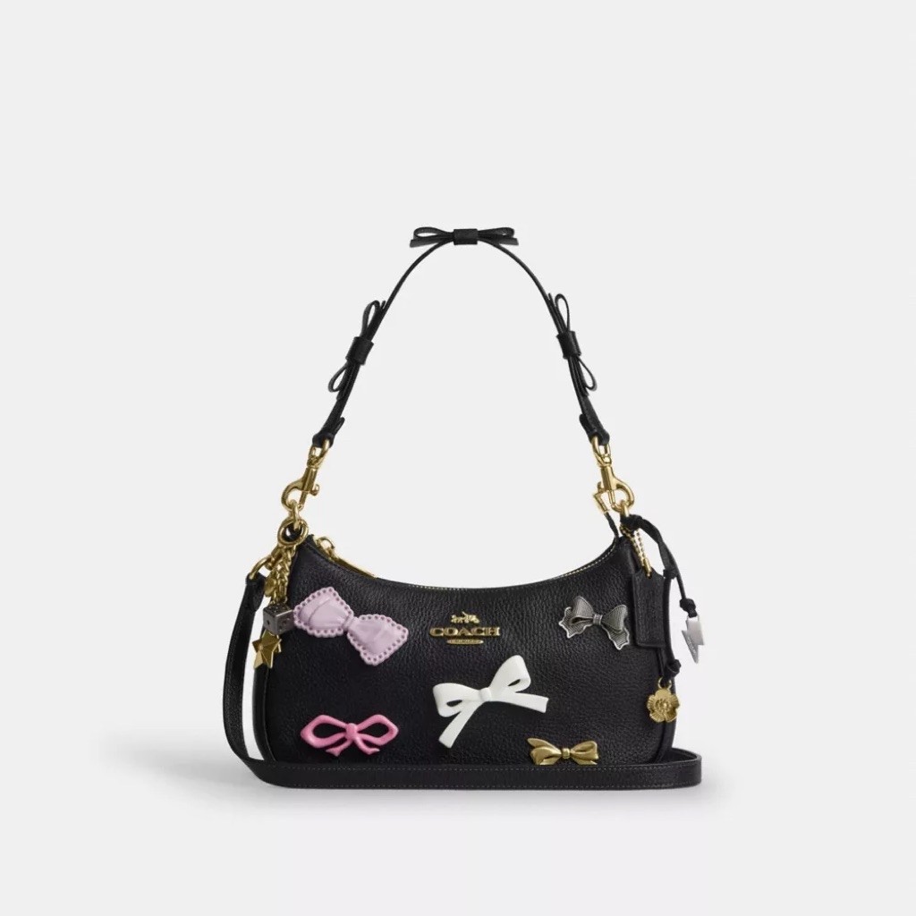 NEW COLLECTION 2026 - Coach Teri Shoulder Bag Bow & Charm