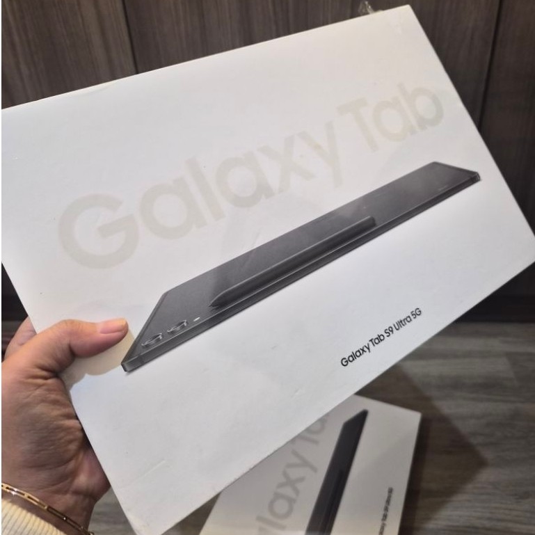 Samsung Tab S9 Ultra 5g, 12/256, Wifi Cell, Fullset, sein, Baru