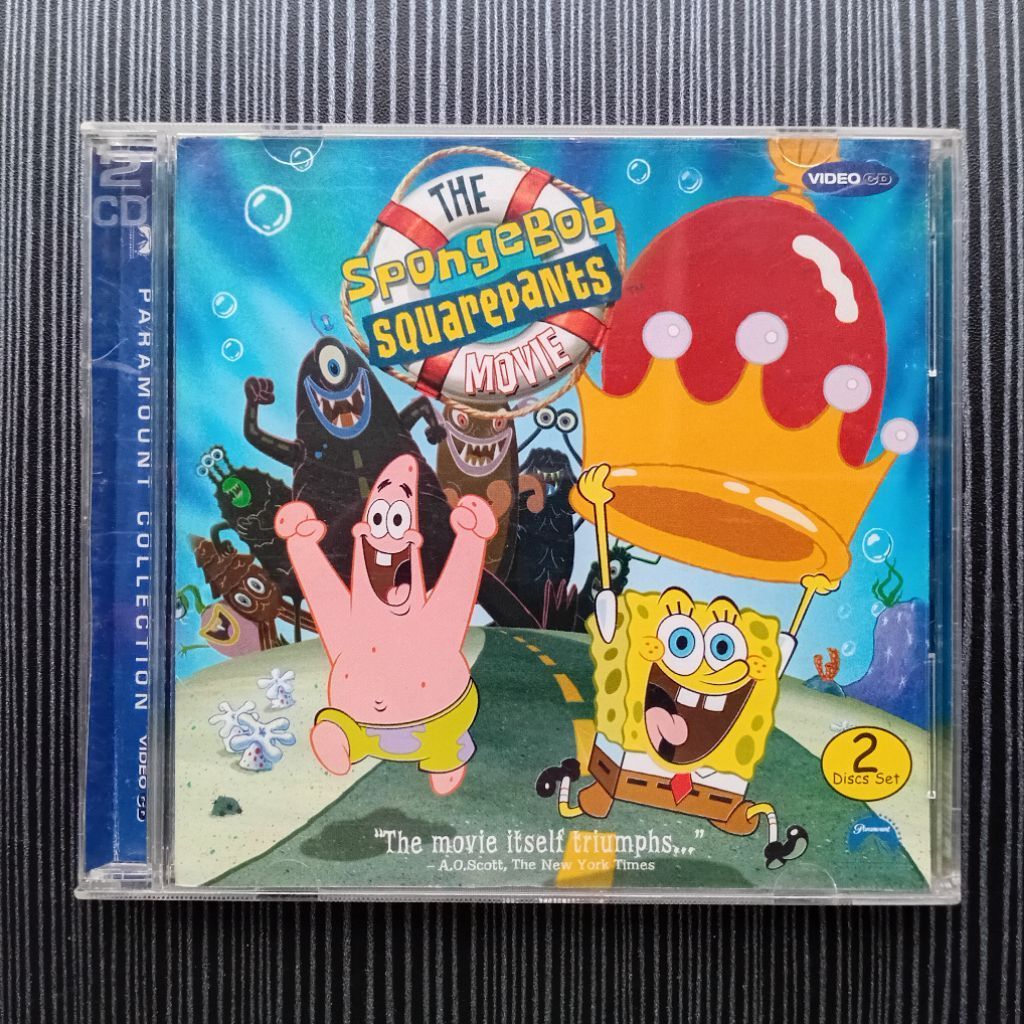 VCD The SpongeBob SquarePants Movies (2004) Teks Indonesia Paramount Pictures VideoCD Mulus