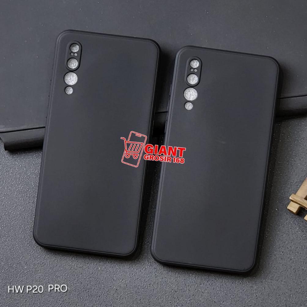 KUALITAS SUPER HUAWEI P20 PRO HUAWEI P50 HUAWEI P50 PRO CASE MACARON BLACK SILICON BLACK HUAWEI P20 