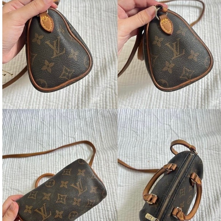 preloved Nano speedy LV monogram sling bag
