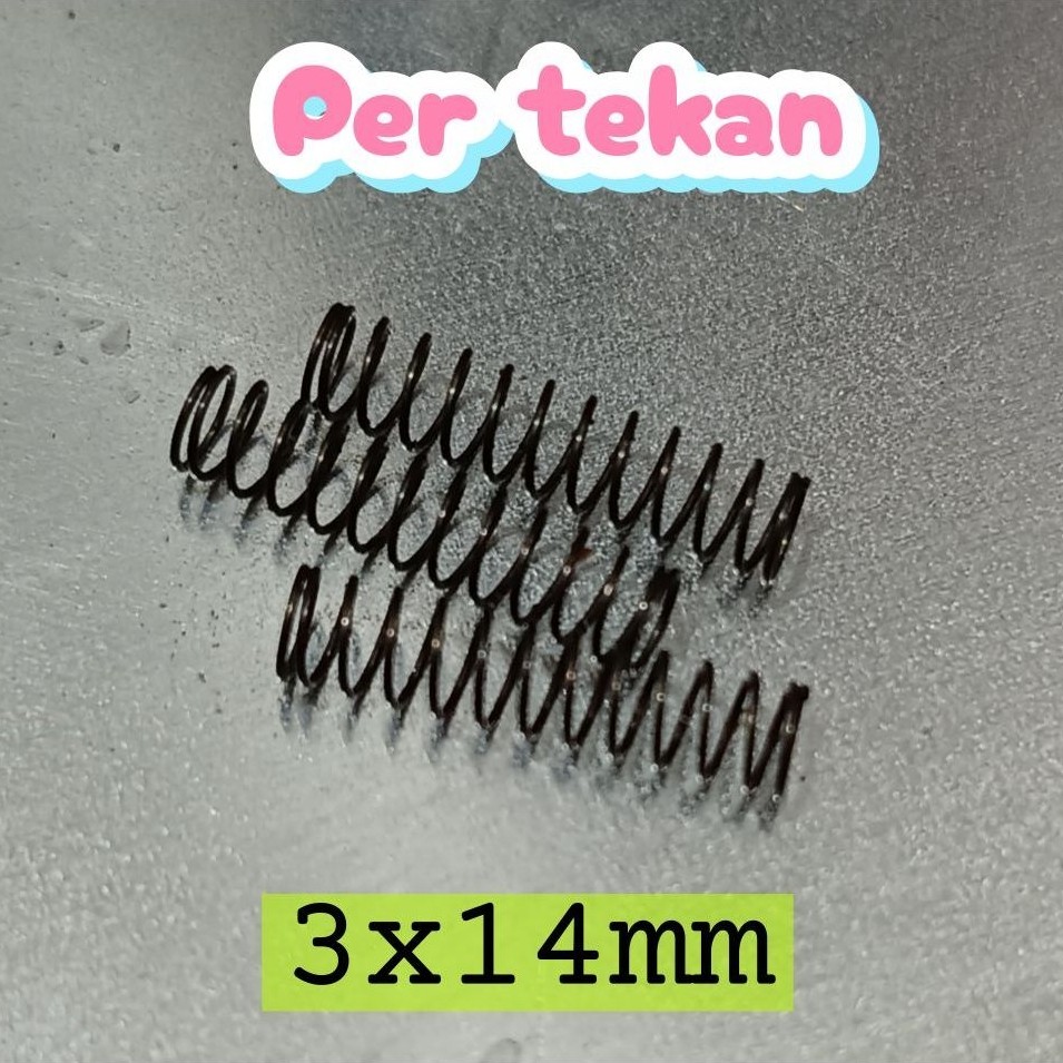 PER SPRING TEKAN PANJANG 14mm