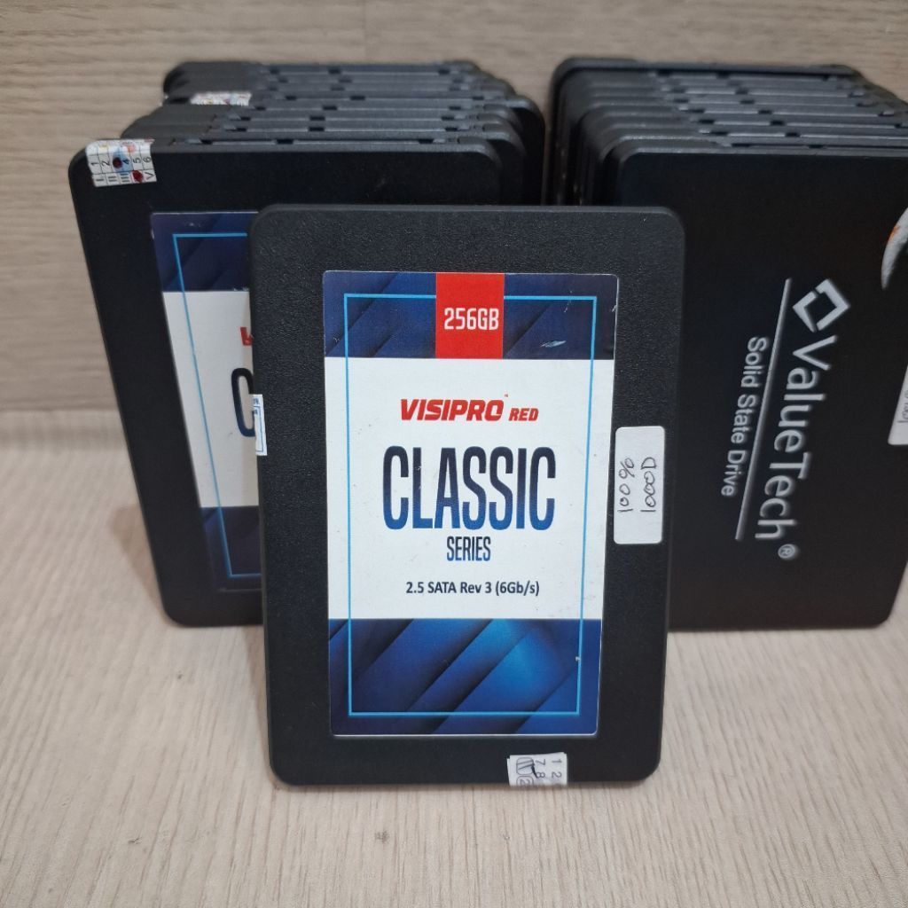 SSD 256GB 2.5 SATA Visipro Red Classic / ValueTech - Cocok Laptop & PC