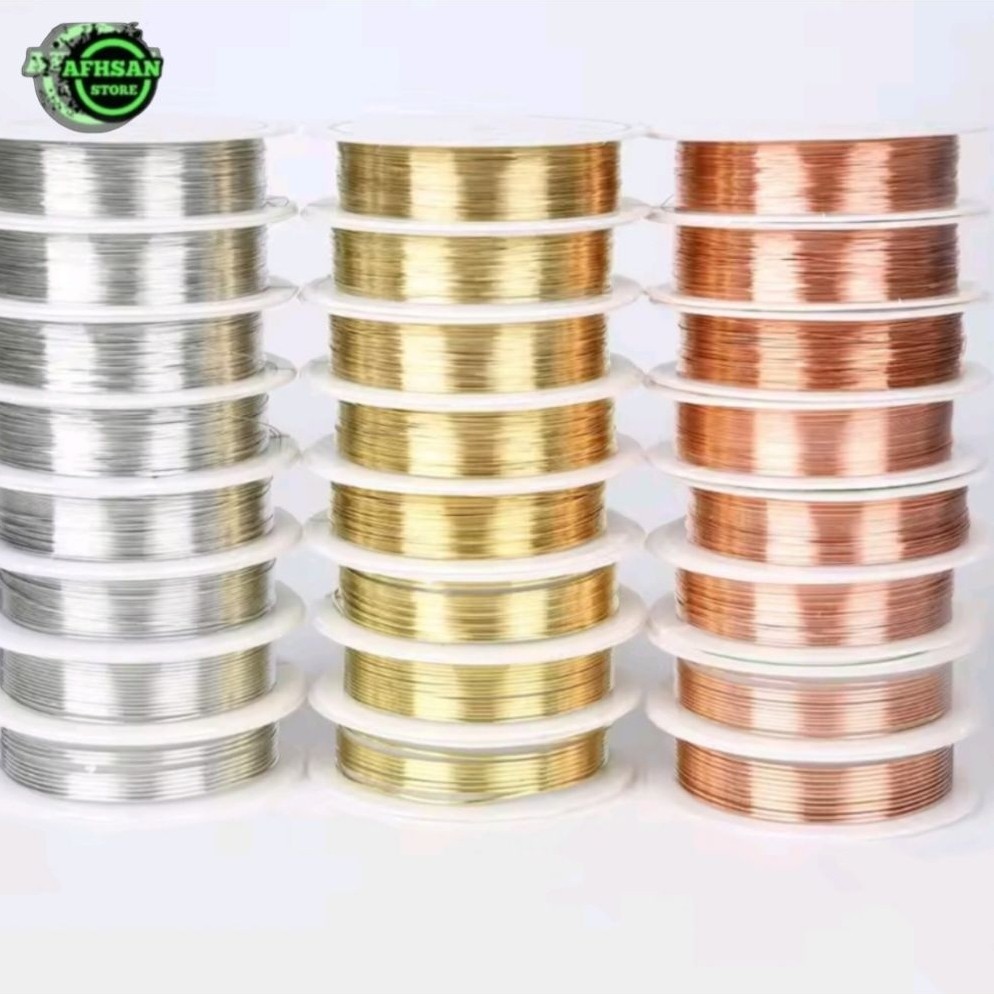 Kawat Tembaga Copper Wire Craft Jewerly Perhiasan 0,3mm / Copper Wire