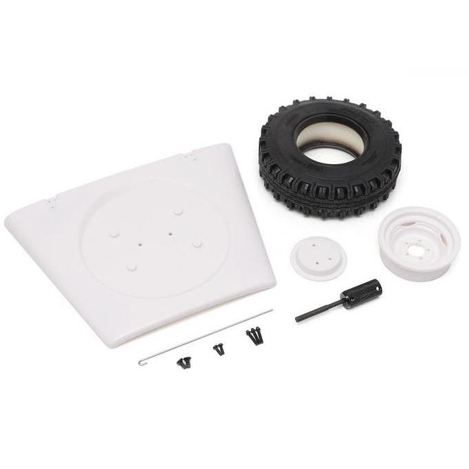 Boom Racing Land Rover Series Bonnet w/Spare Wheel for RC BRX02 109 88 RC 1/10