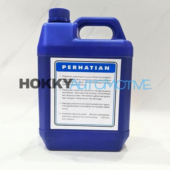 Meiji Oli Piston Kompressor 2 Liter Made In Japan Original /  Compressor Oil Iso Vg 100