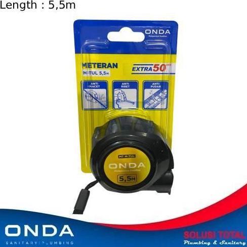 Meteran Otomatis ONDA MT M-TUL 5 Meter Ukur MT M-TUL 5 M / Meter