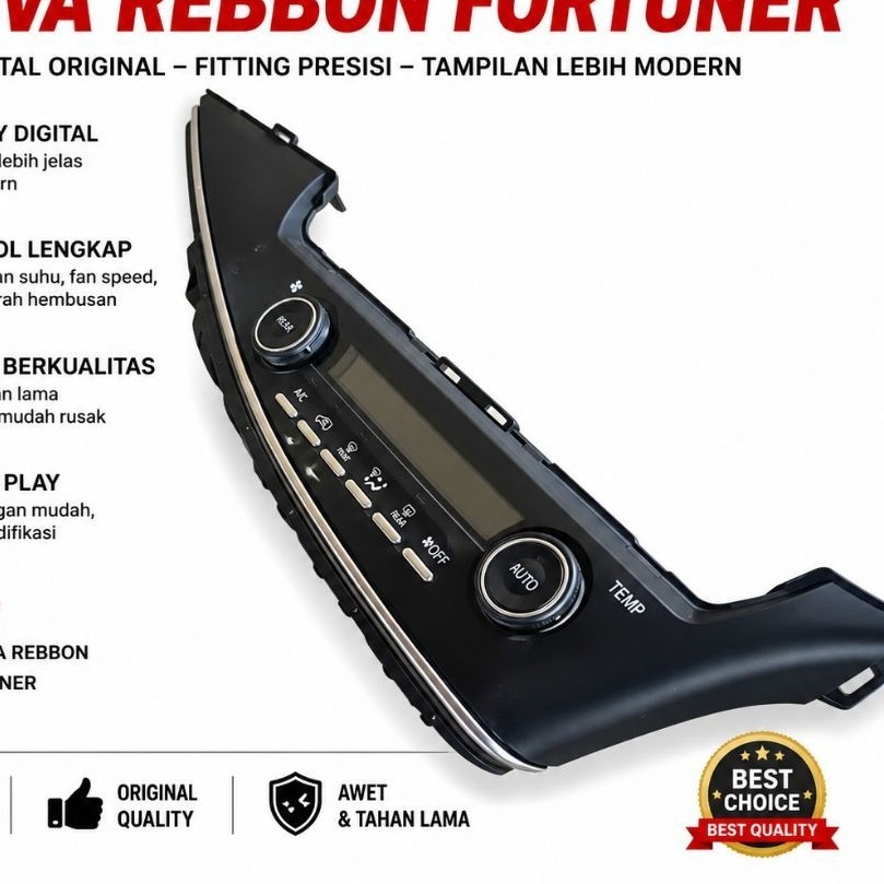 INDIKATOR AC DIGITAL INNOVA REBBON FORTUNER ORIGINAL