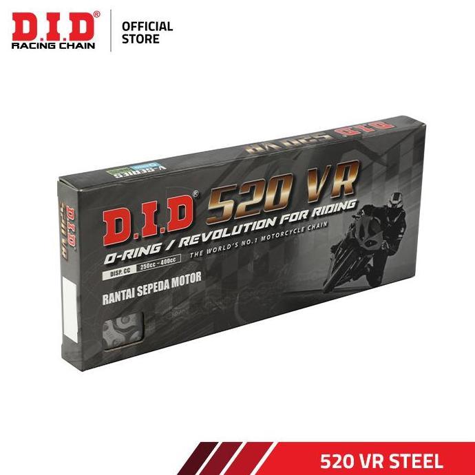 Drive Chain / Rantai Motor DID 520 VR (Steel)