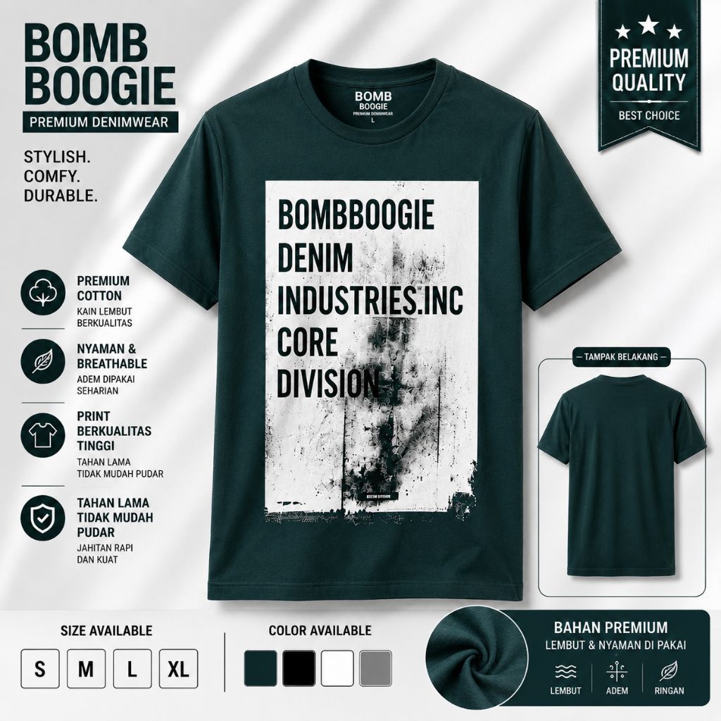 T-SHIRT BOMBBOOGIE ORIGINAL STORE SIZE M