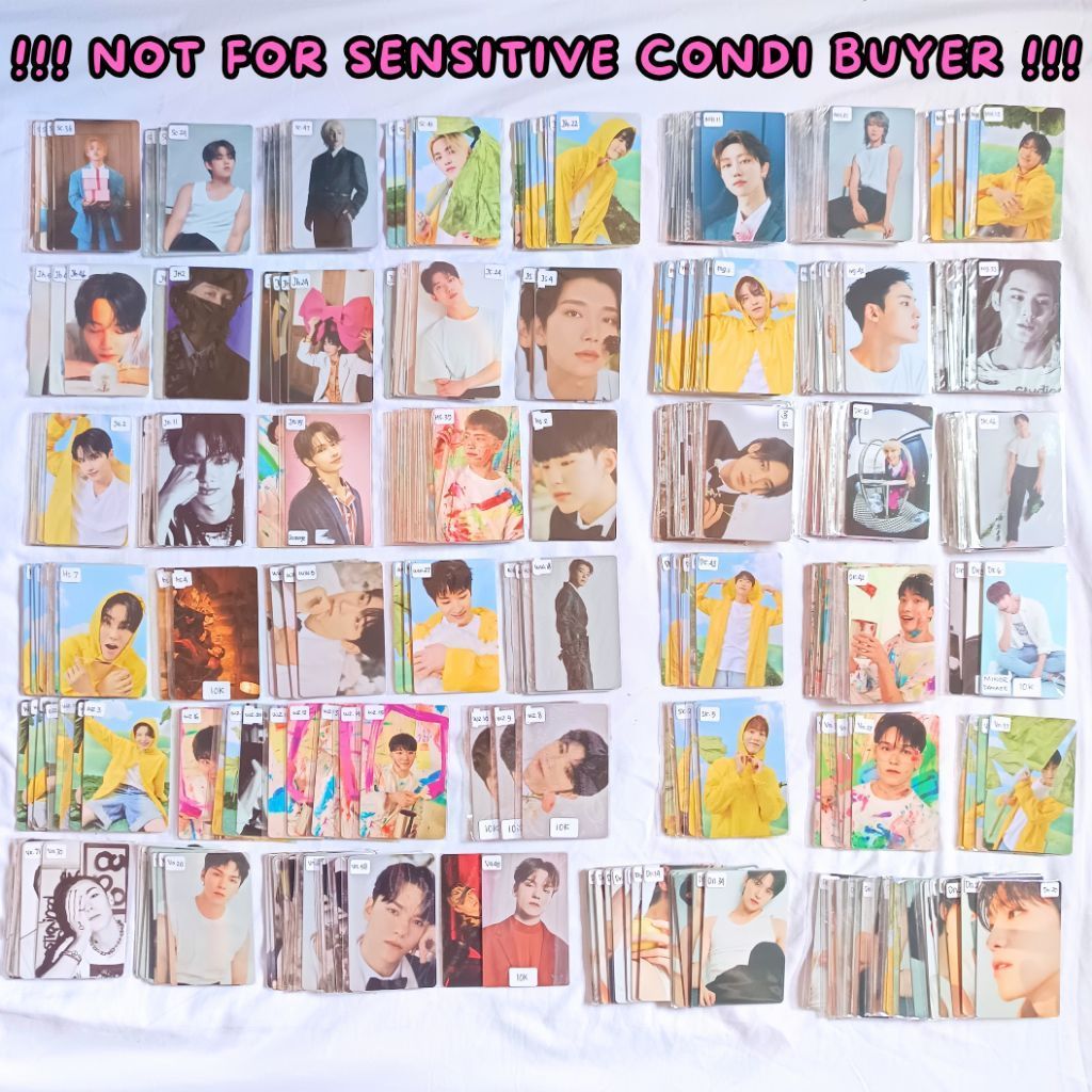 PHOTOCARD SEVENTEEN BOOKLET CARVER OFFICIAL WONWOO DK SEUNGKWAN FML FTS HEAVEN CARVER PC SVT