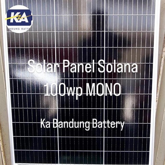 Solar panel surya solana 100wp 100 wp mono 12v 12 v