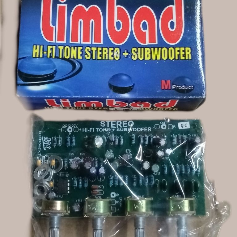 Kit tone control stereo + subwoofer
