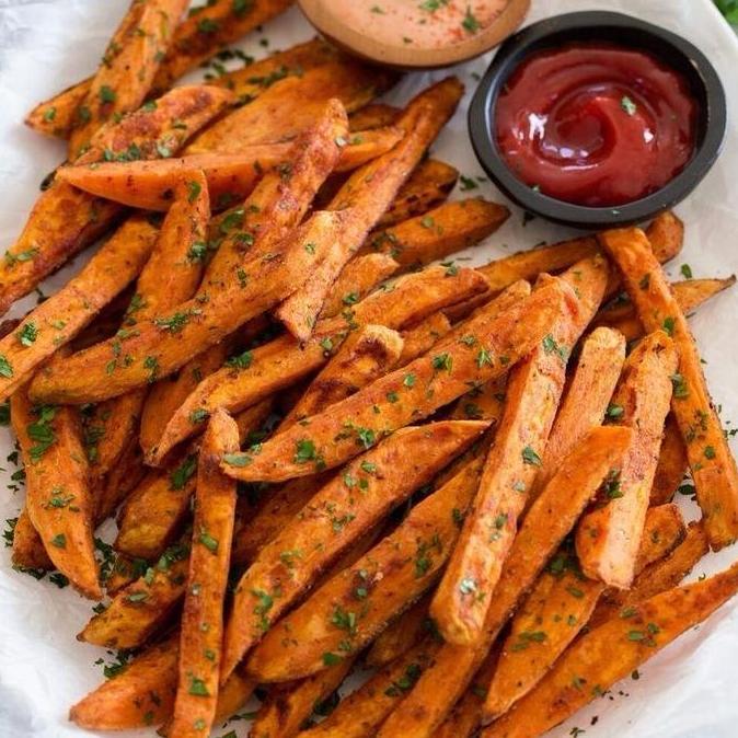 Verda- Sweet Potato Fries / Ubi Jalar Manis Goreng