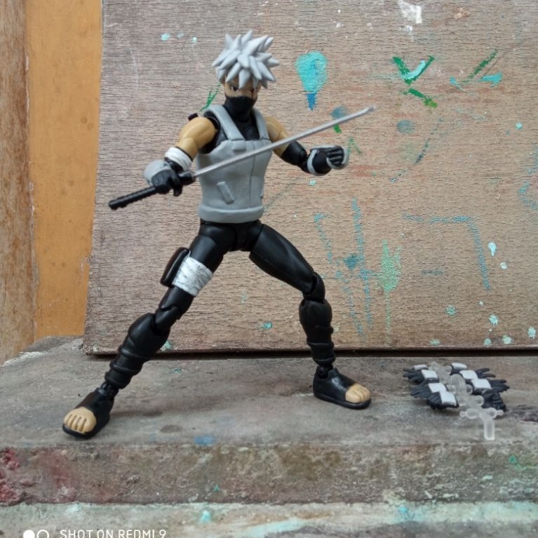 Shf Kakashi anbu set custom action figure # Naruto Jiraiya Obito Orochimaru sasuke