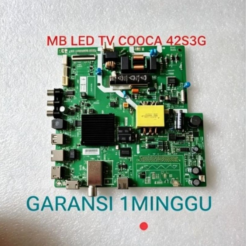 Mainboard TV LED Coocaa 42S3G Original — MB TV Mesin TV Coocaa 42 Inch Siap Pasang