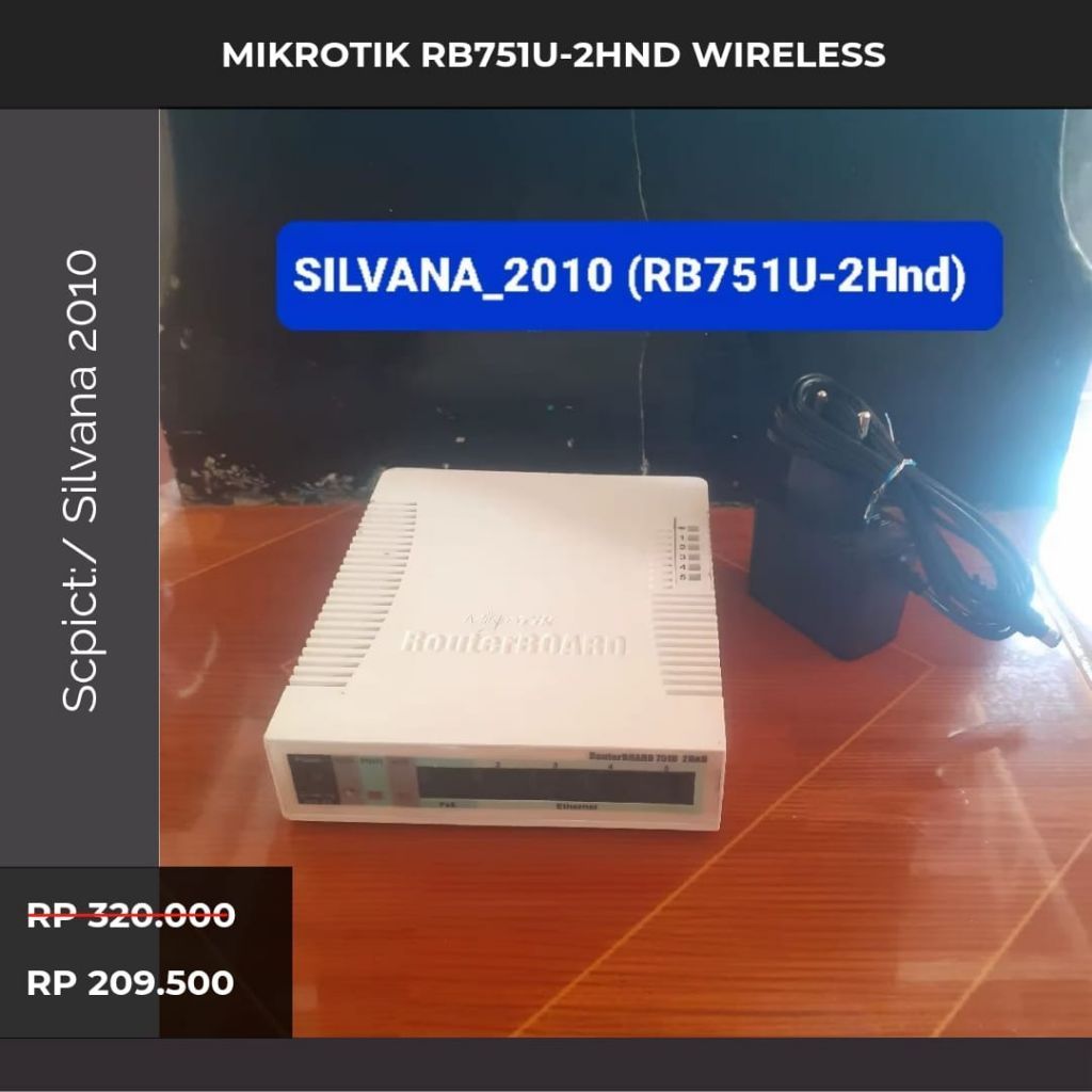 Promo Mikrotik RB751U-2Hnd Wireless