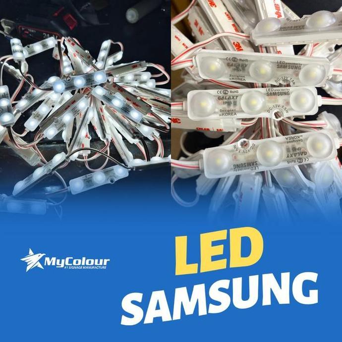 Led modul 3 mata 12v chip samsung