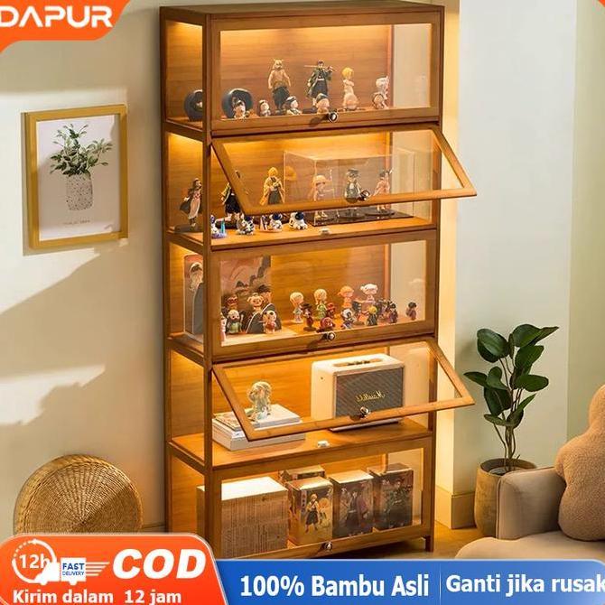 [DH]Lemari pajangan kaca lemari hias lemari pajangan akrilik model pameran lemari penyimpanan mainan