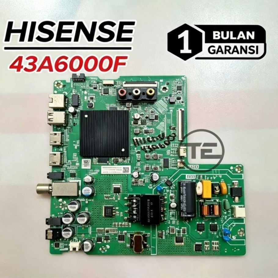 MAINBOARD HISENSE 43A6000F MESIN TV HISENSE 43A6000F MB MOTHERBOARD MODUL MOBO TV LED