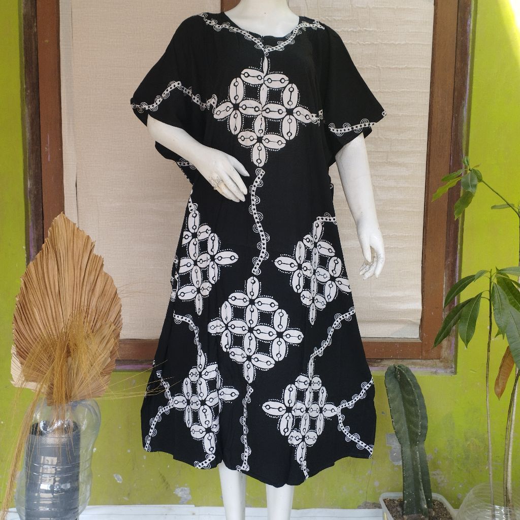 Daster Lowo (LD 150, PB 120) Resleting HP Huza Batik Daster Kekinian Rayon Santung