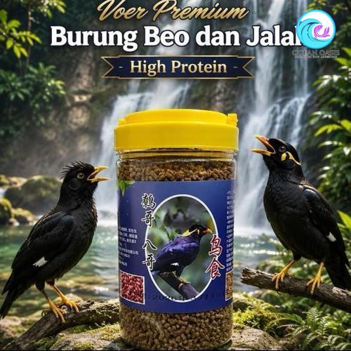 VOER PREMIUM PAKAN BURUNG BEO JALAK STARLING MYNA FOOD PAKAN BURUNG KICAU BEO HIGH PROTEIN AVR-YN-05