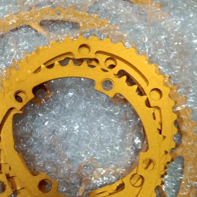 Promo Chainring double LITEPRO ORI 56t 44t 56 44 crankset dual speed Diskon