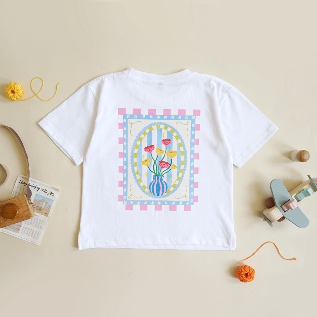 Baloona Kids Shirt By Tobeli - Flower