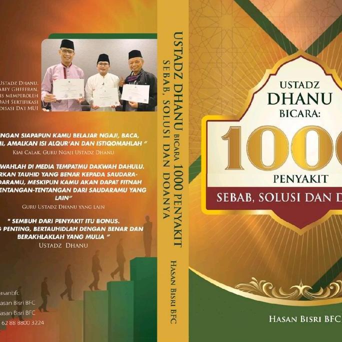 Buku Ustadz Dhanu ORI Ustadz Dhanu Bicara 1000 Penyakit, Sebab, Solusi, dan Doanya