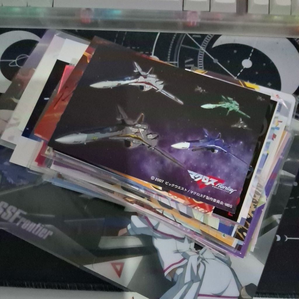 Perkertasan Clearposter Bromide Macross Seven Plus Frontier Delta Lynn Minmay Mylene Jenius Nekki Ba