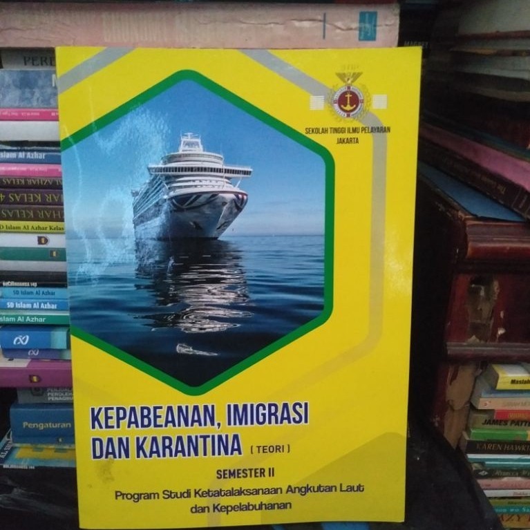 buku Kepabeanan Imigrasi dan Karantina Teori Semester 2 program Study Ketatalaksanaan Angkutan Laut 