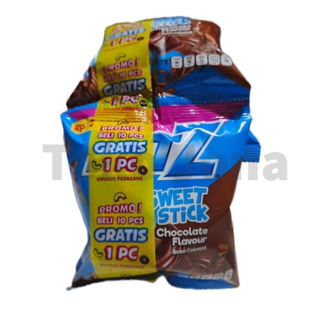 (Grosir) Jajan Snack JETZ Coklat Renceng (10×18gram)