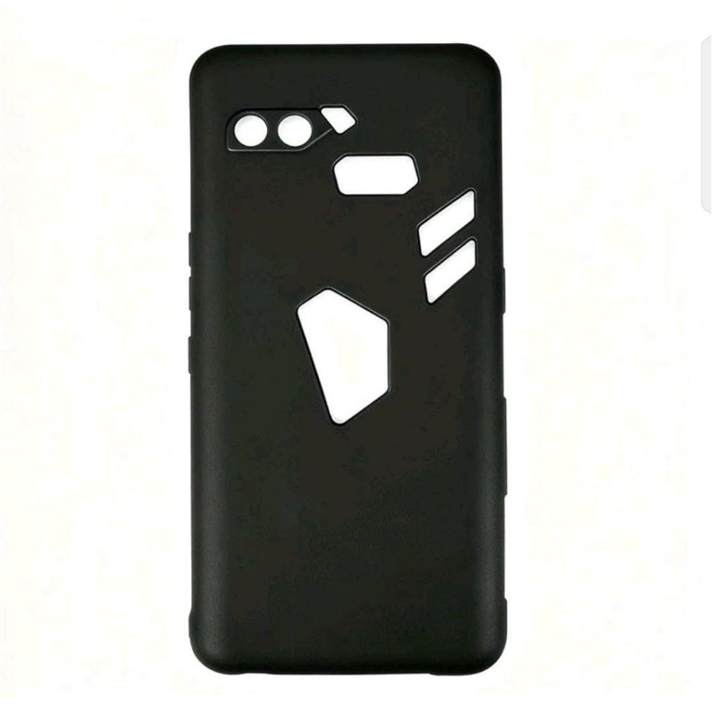 Softcase Matte for Asus ROG Phone 1 Ultrathin Premium Frosted Silikon - Hitam