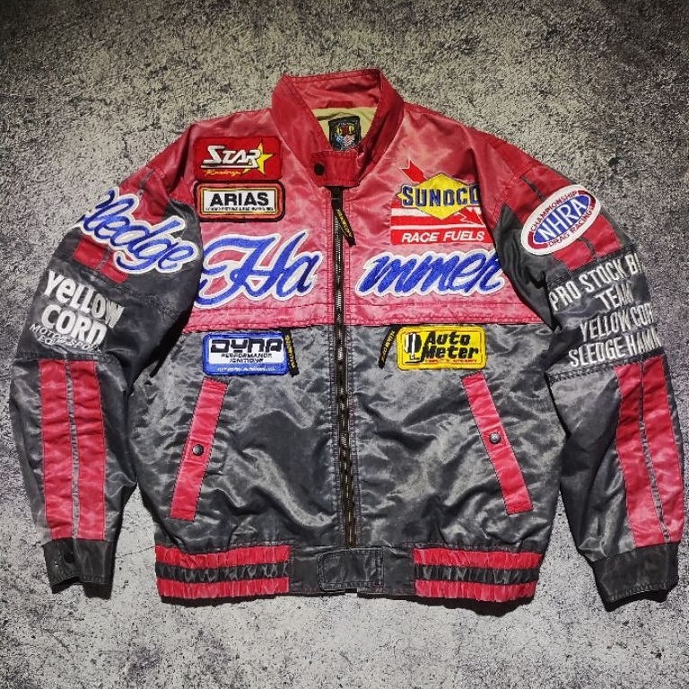 Jacket motor sunmori yellowcorn original size M bukan nankai kiss racing kushitani komine rstaichi r