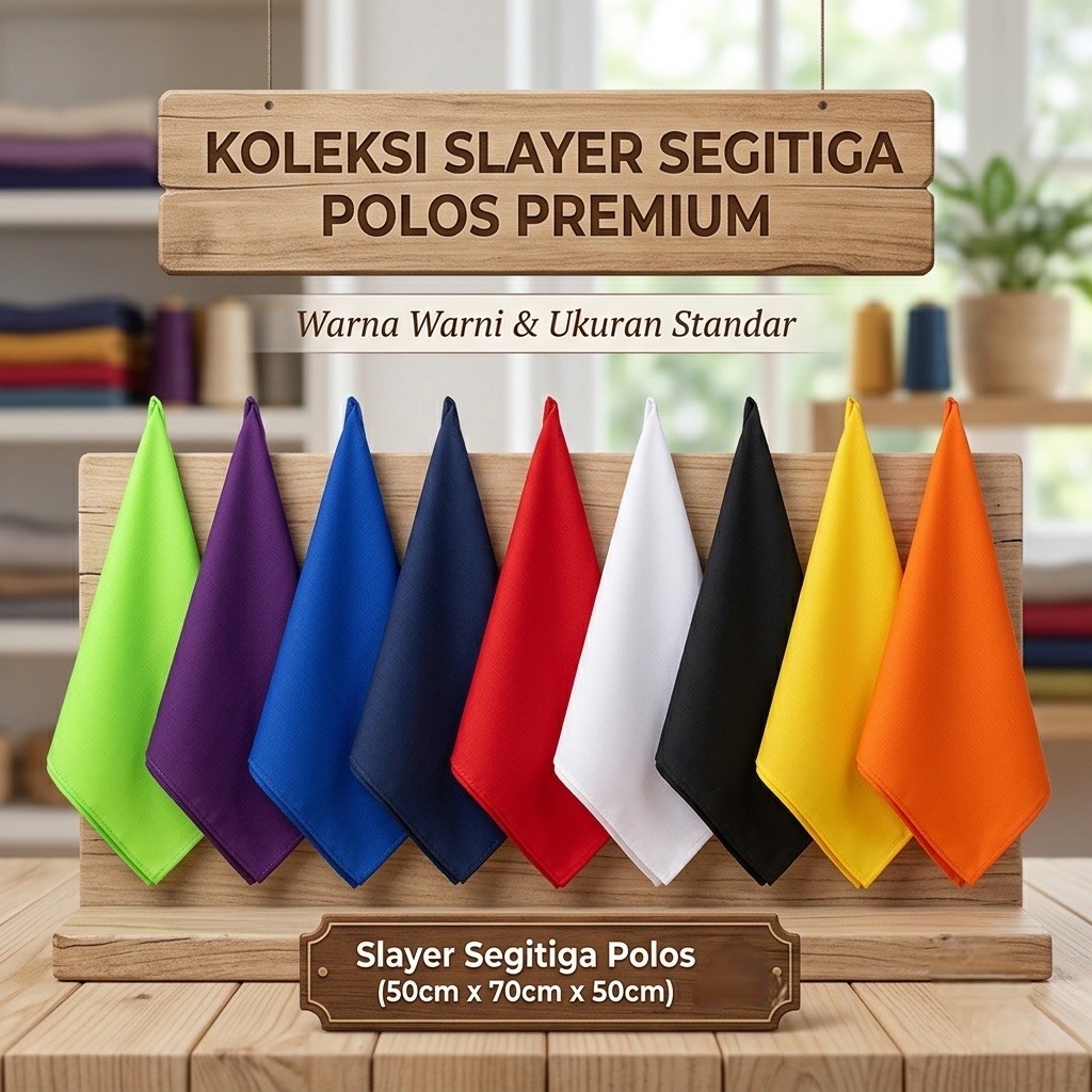 SLAYER POLOS//SCRAFT POLOS// SLAYER SEGITIGA/BANDANA