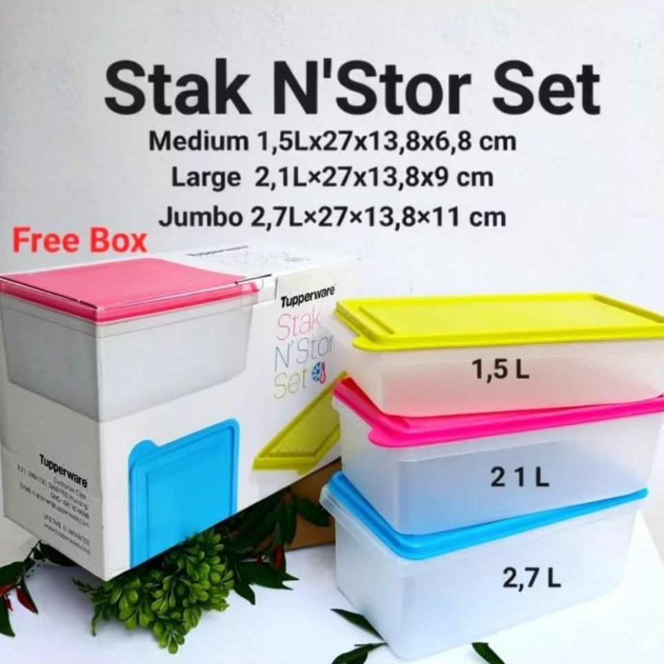 Stak N'Stor Set tupperware