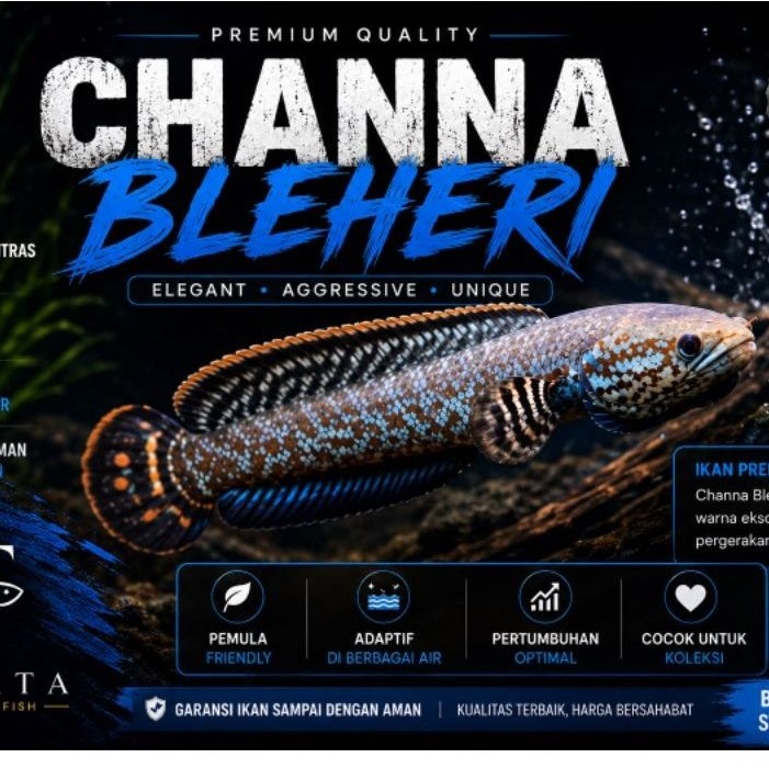 Channa Bleheri/Rainbow Snake Head