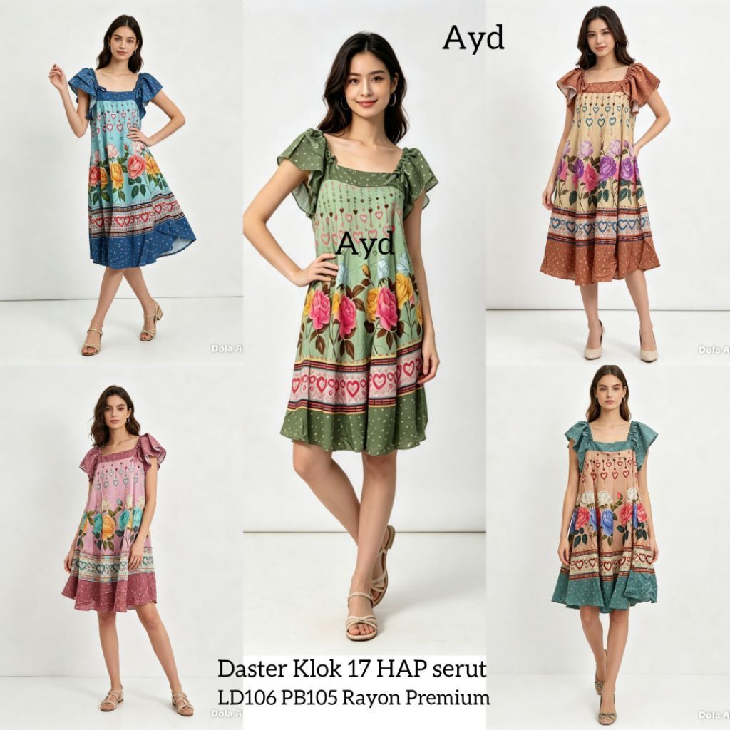Daster payung HAP klok serut 17  bumil busui