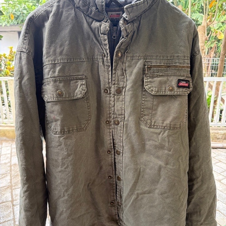 Hooded Canvas Work Jacket Dickies