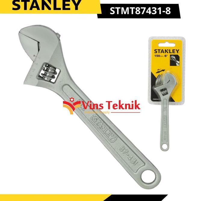 Stanley Stmt874318 Kunci Inggris Adjustable Wrench 6 Inch Stmt 87431