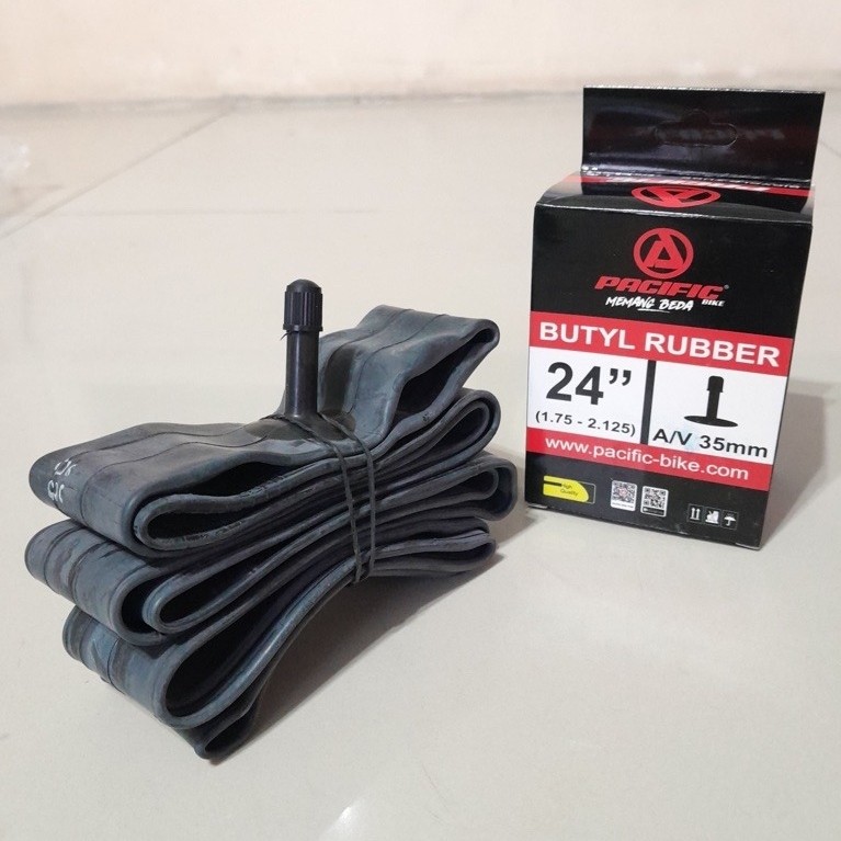 Ban Dalam SWALLOW / PACIFIC 24 x 1.75 - 2.125 AV 35mm / Cop Motor / Cop Besar. Sepeda Mini-CTB-MTB