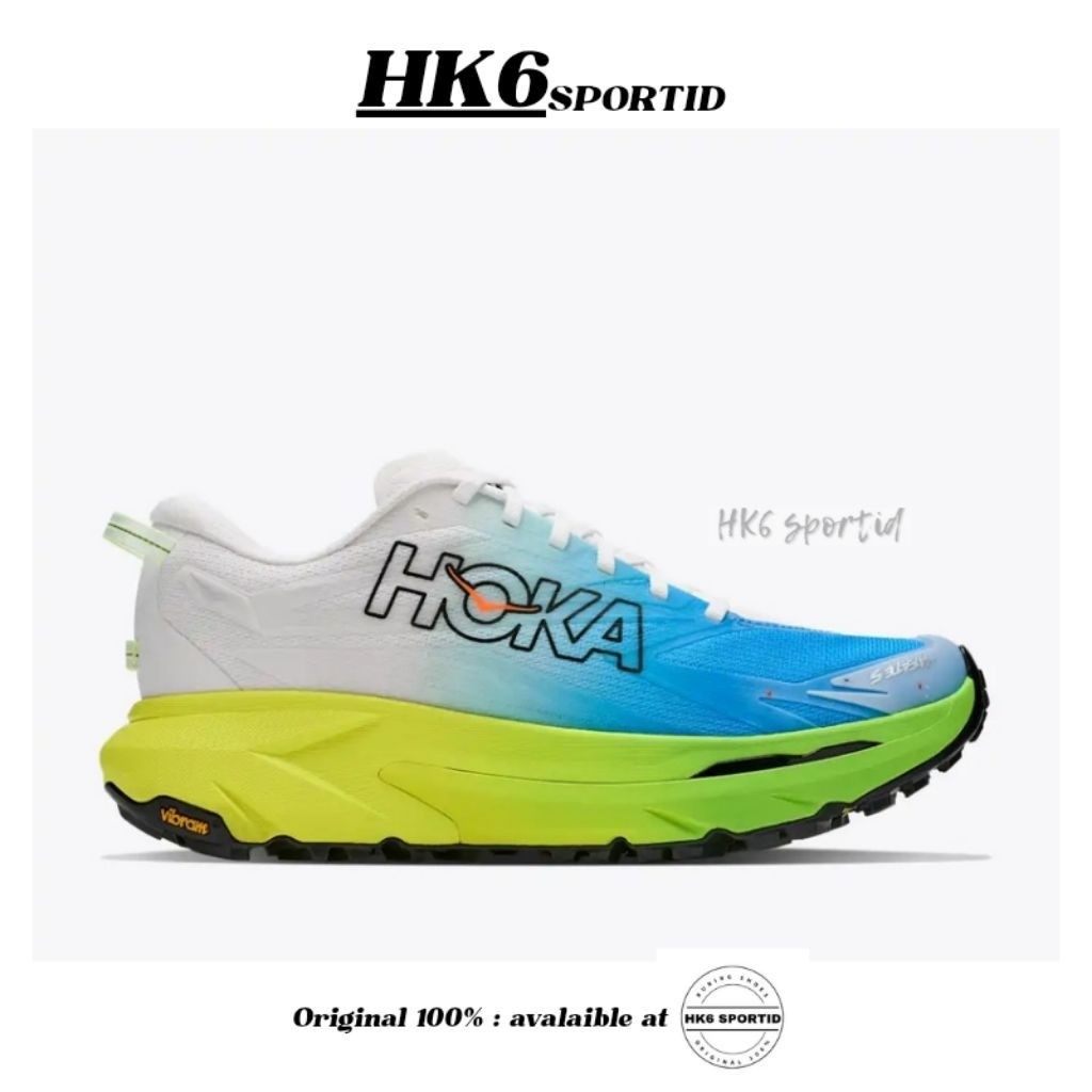 Hoka Mafate 5 Men's Trail Running Shoes - Frost / Hoka Citrus