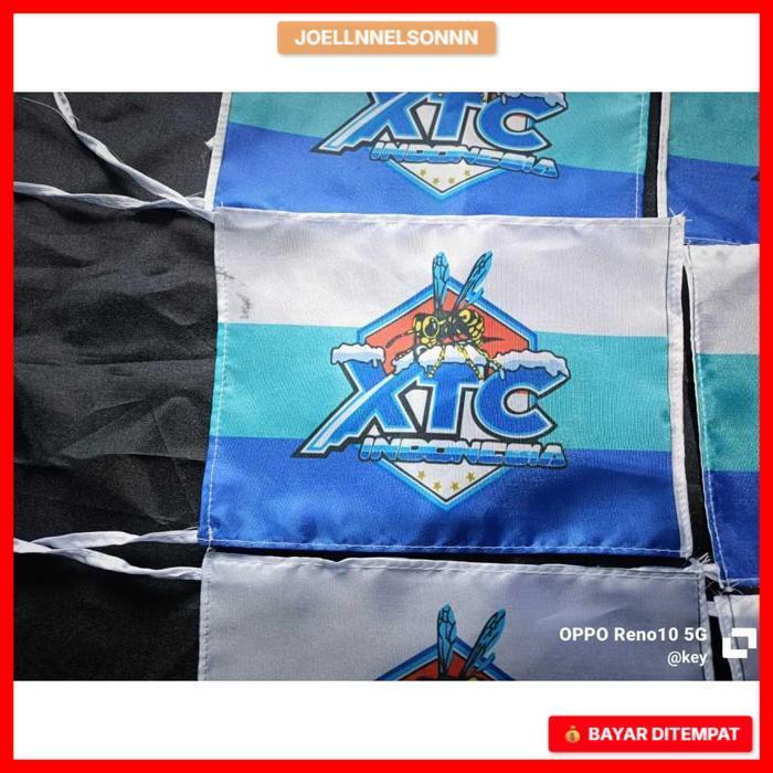 Bendera Motor Xtc Bendera Xtc Kecil Buat Di Spion Motor Bendera Printing