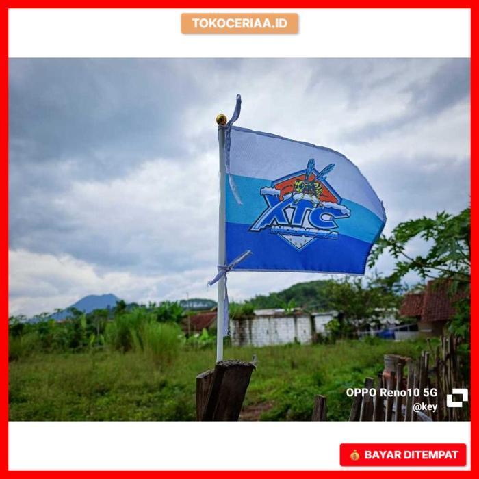 Bendera Motor Xtc Bendera Xtc Kecil Buat Di Spion Motor Bendera Printing