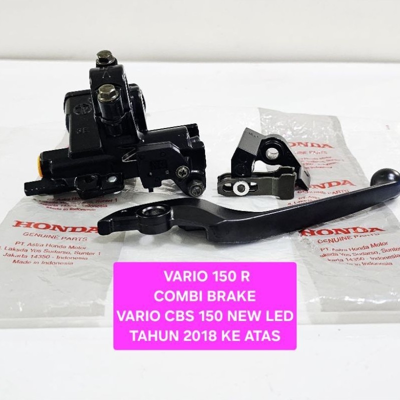 MASTER REM ATAS VARIO 150 R COMBI BRAKE VARIO CBS 150 NEW LED TAHUN 2018 KE ATAS SET HANDLE HENDEL