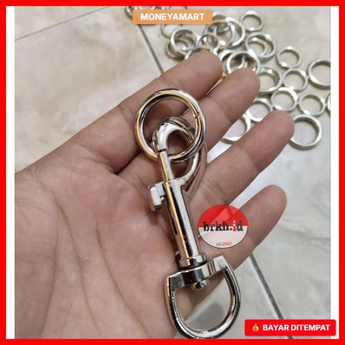 Paket Sepasang Pengait Besi + Ring O Ukuran Besar/Hook Besi Paketan