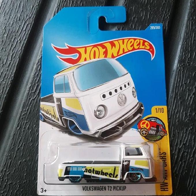 Hotwheels Volkswagen VW T2 Pickup, warna putih